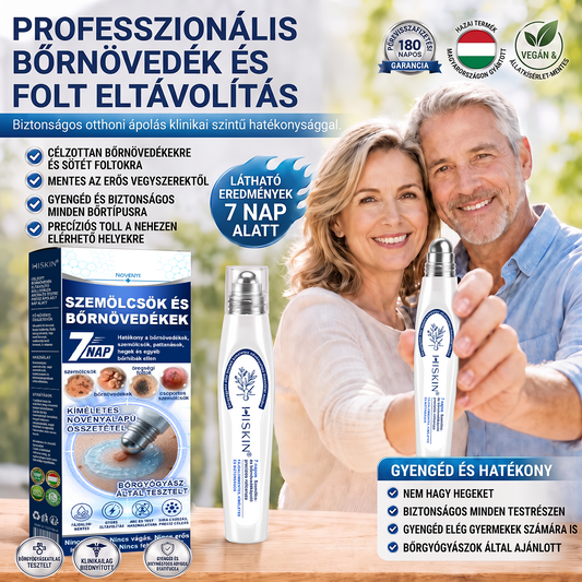 Hivatalos Márkabolt | Hiskin® 7 napos Szemölcseltávolító Roll-on Ápoló Folyadék (Fájdalommentes rollerball technológia, hegek nélkül)