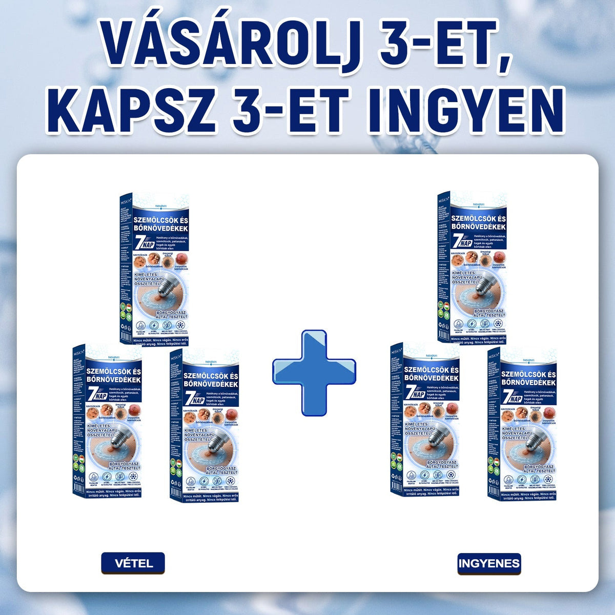 Hivatalos Márkabolt | Hiskin® 7 napos Szemölcseltávolító Roll-on Ápoló Folyadék (Fájdalommentes rollerball technológia, hegek nélkül)