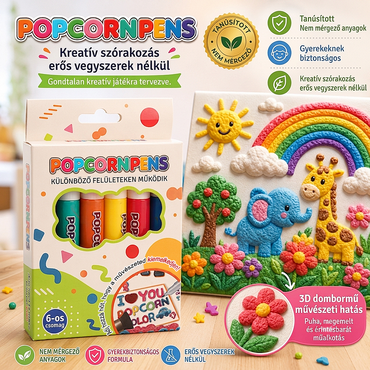 FFBSI® 3D domborművész toll – 𝗔𝗹𝗮𝗸í𝘁𝘀𝗮 𝗮 𝗹𝗮𝗽𝗼𝘀 𝗿𝗮𝗷𝘇𝗼𝗸𝗮𝘁 𝘁𝗮𝗽𝗶𝗻𝘁𝗵𝗮𝘁ó 𝟯𝗗 𝗺ű𝗮𝗹𝗸𝗼𝘁á𝘀𝗼𝗸𝗸á 🍀