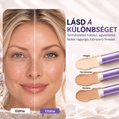 🔥 Utolsó két óra – 80% kedvezmény! Hiskin® 2 az 1-ben színváltó alapozóstift beépített ecsettel – a természetes hatású, egyenletesebb arcbőrért