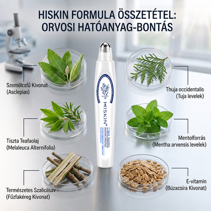 Hivatalos Márkabolt | Hiskin® 7 napos Szemölcseltávolító Roll-on Ápoló Folyadék (Fájdalommentes rollerball technológia, hegek nélkül)