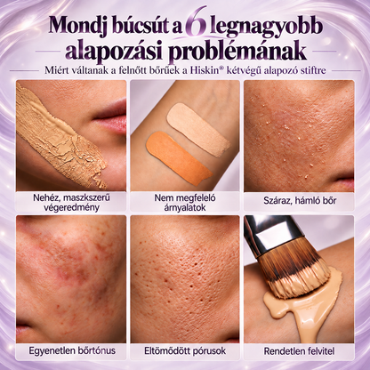 🔥 Utolsó két óra – 80% kedvezmény! Hiskin® 2 az 1-ben színváltó alapozóstift beépített ecsettel – a természetes hatású, egyenletesebb arcbőrért